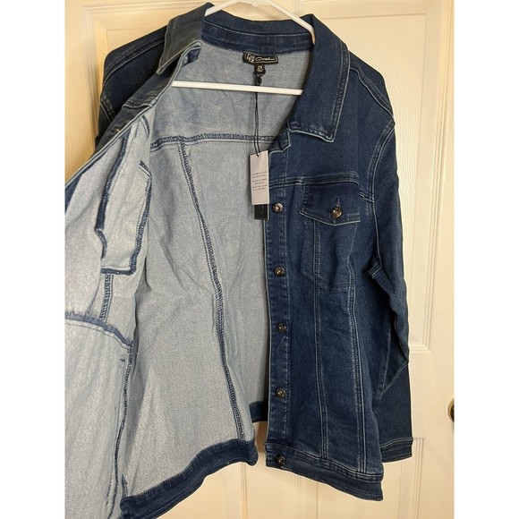 Diane Gilman Blue Jean Jacket - Picture 9 of 13